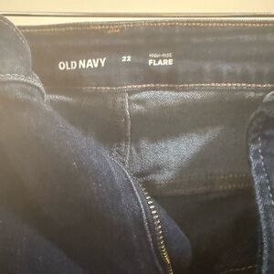 Old Navy Women's High-Rise Flare Jeans - Navy